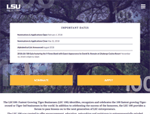 Tablet Screenshot of lsu100.com
